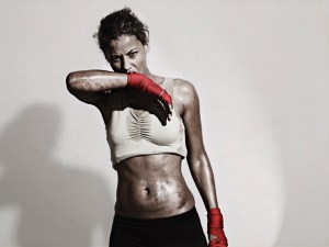 female boxer